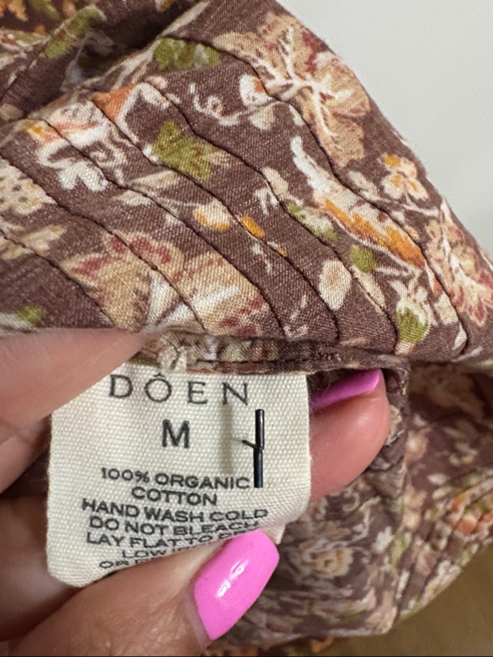 NWT DOEN Philana Dress - size M- Mulberry Vine Floral - Picture 6 of 7